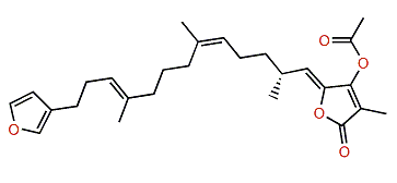 (7E,13Z,18R,20Z)-Felixinin acetate